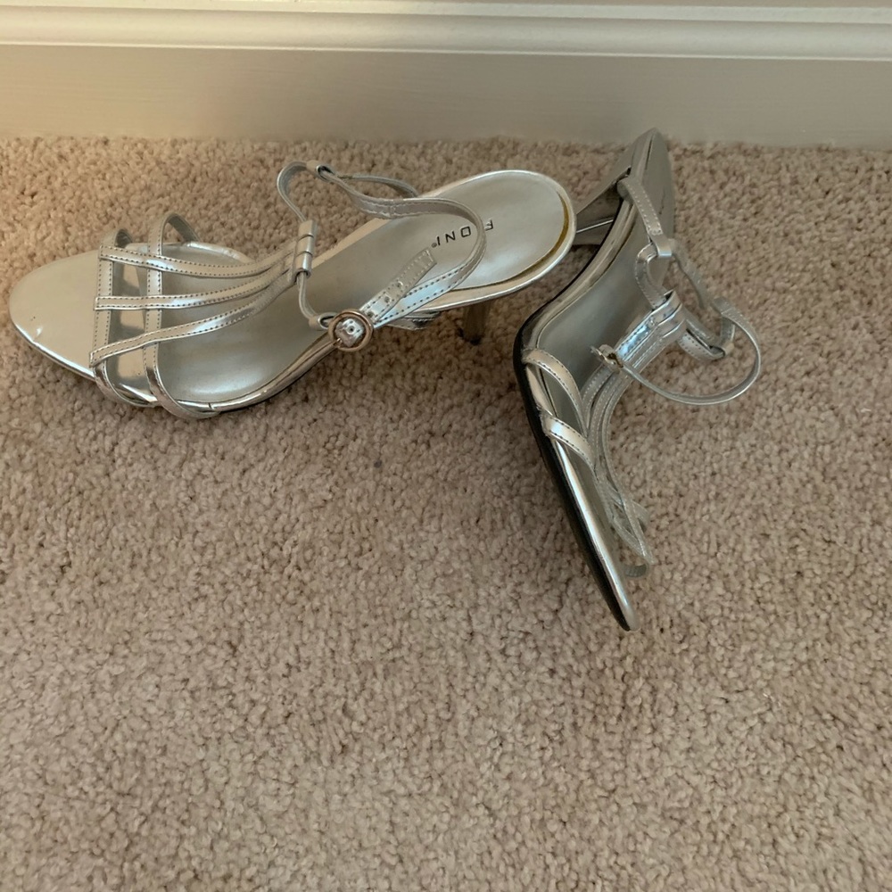 Silver heels